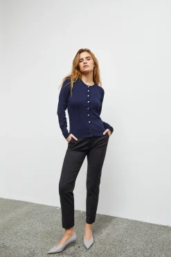 Stickad cardigan