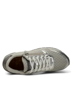YdunMetallicZipper Sko